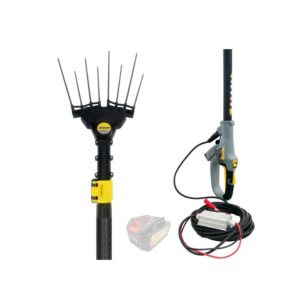 Ελαιοραβδιστικό Μπαταρίας Χτένας Cresman PRO-355R Carbon - Ισχυρή απόδοση, χαμηλό βάρος και εργονομικός σχεδιασμός για εύκολη συγκομιδή ελιάς.