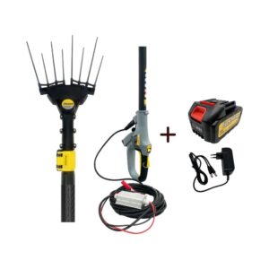 Το Ελαιοραβδιστικό Μπαταρίας Cresman PRO-355R Carbon με Μπαταρία 5.0Ah & Φορτιστή με ισχύ 800W, 3 ταχύτητες και ανθρακονήματα για συγκομιδή ελιάς.